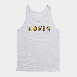 Mavis | Girl Name | Cat Lover | Cat Illustration Tank Top